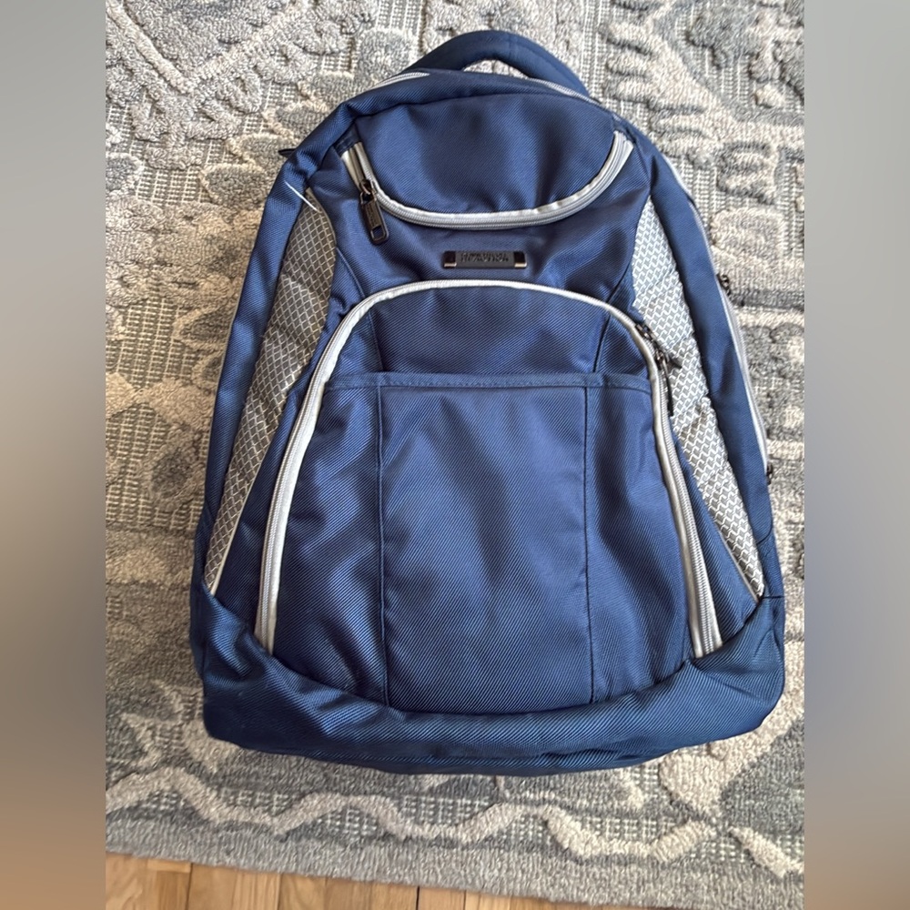 Kenneth Cole Reaction Navy Blue Backpack for Men